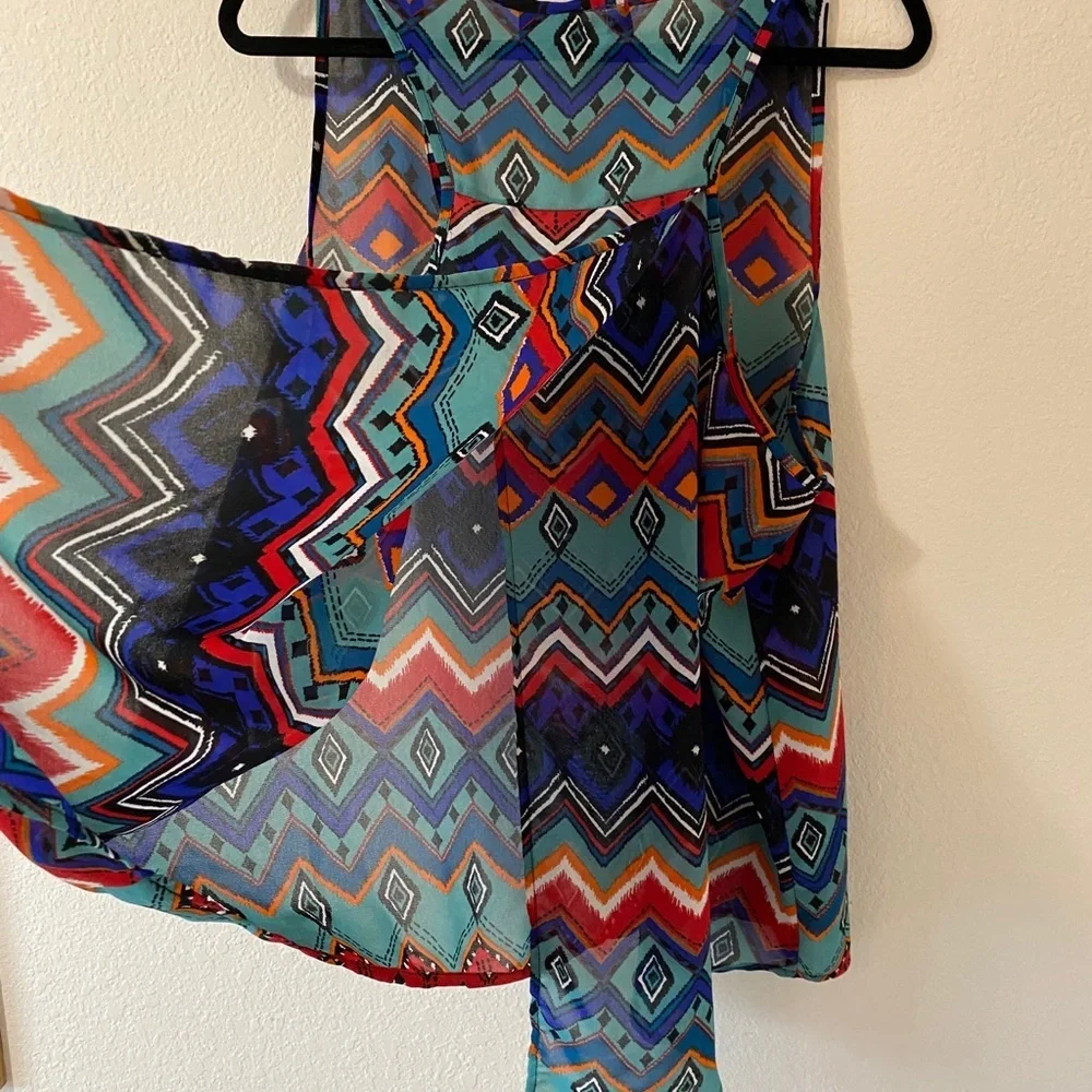 Western Print Racerback Tank - Picture 7 of 10